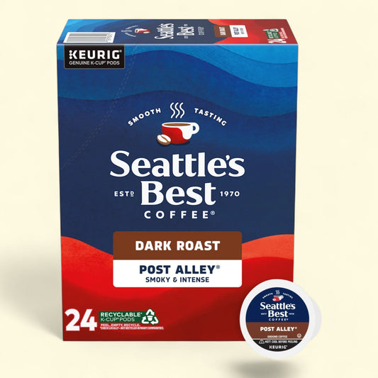 Seattle’s Best Coffee Post Alley Dark Roast K-Cup Coffee Pods 24 Count