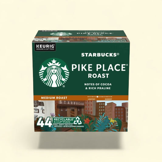 Starbucks Pike Place Roast, 44 Count — authentic US product shipped worldwide by Treatspree