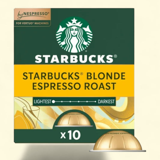 Starbucks By Nespresso Vertuo Line, Blonde Espresso Roast, 10 ct