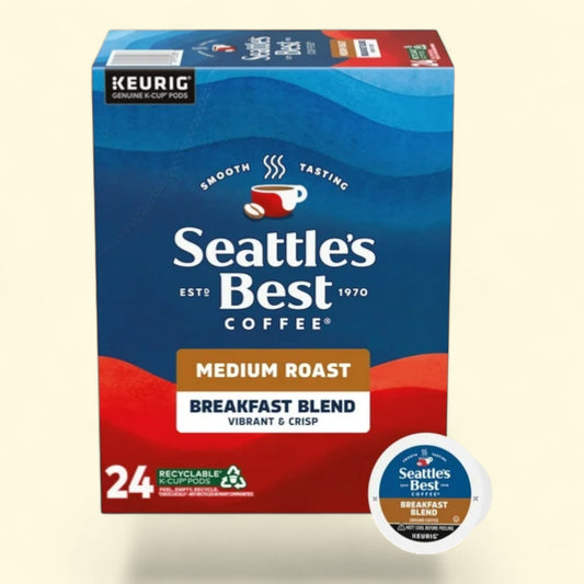 Seattle’s Best Coffee Breakfast Blend K-Cup Coffee Pods, 24 Count