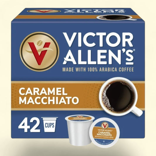 Victor Allen's Coffee Caramel Macchiato, 42 Count