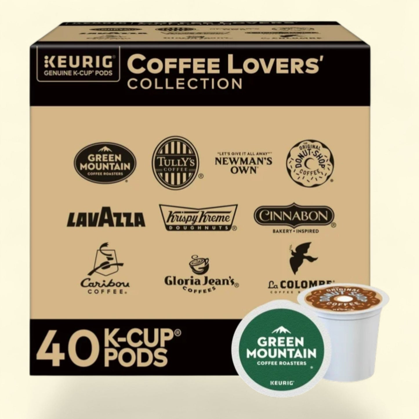 Keurig Coffee Lovers' Collection K-Cup Coffee Pods, 40 Count