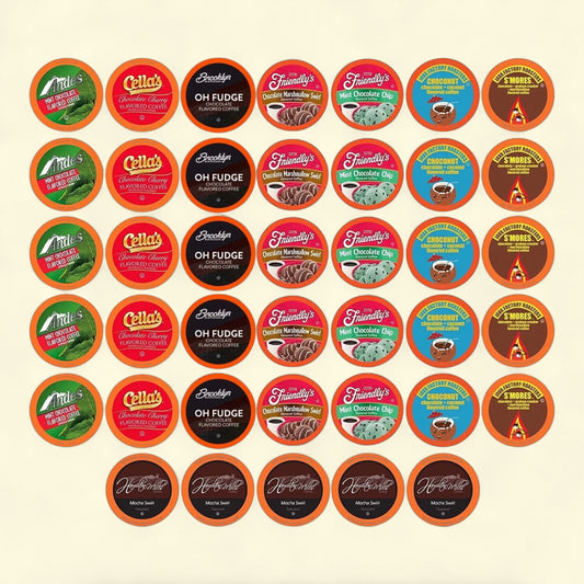 Two Rivers Coffee Chocolate Lovers Pods, 40-Pack