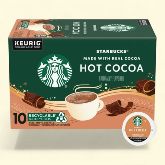 Starbucks Coffee K-Cup Pods, Hot Cocoa, 10 Pods