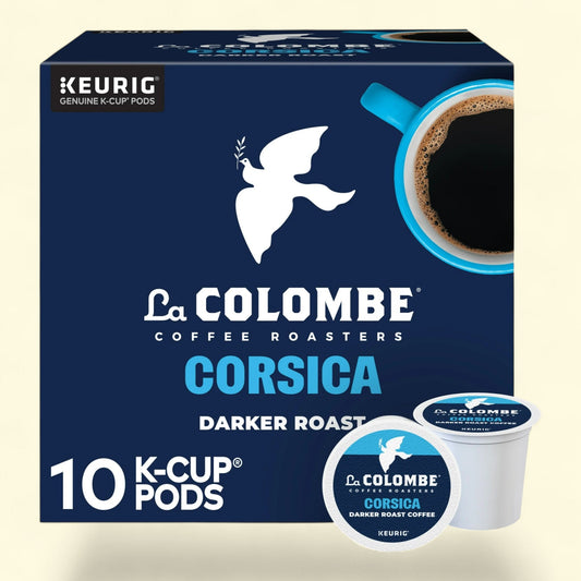 La Colombe Coffee Roasters, Corsica Dark Roast K-Cup Coffee Pods, 10 Count