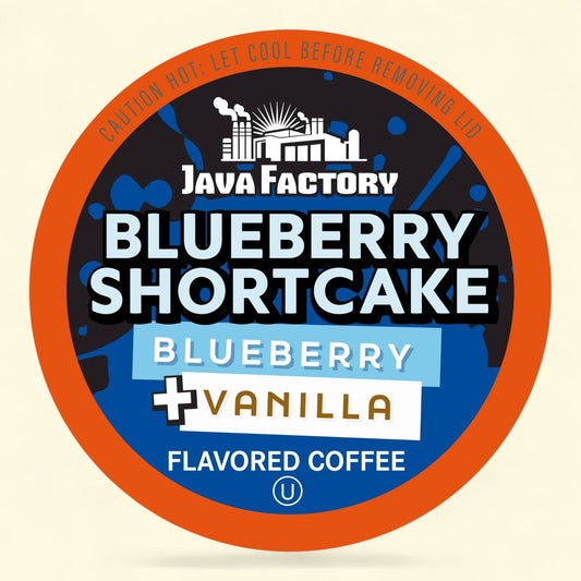 Java Factory Blueberry Shortcake Coffee Pods, 40-Pack