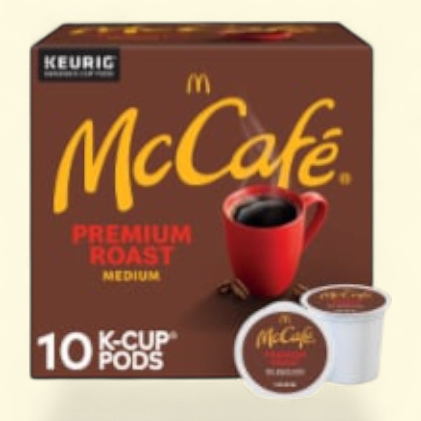 McCafe Premium Roast Coffee, K-Cup Pods, 10 count