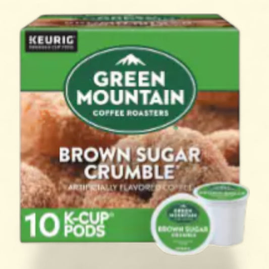 Green Mountain Coffee Roasters Brown Sugar Crumble K-Cup Coffee Pods, 10 count