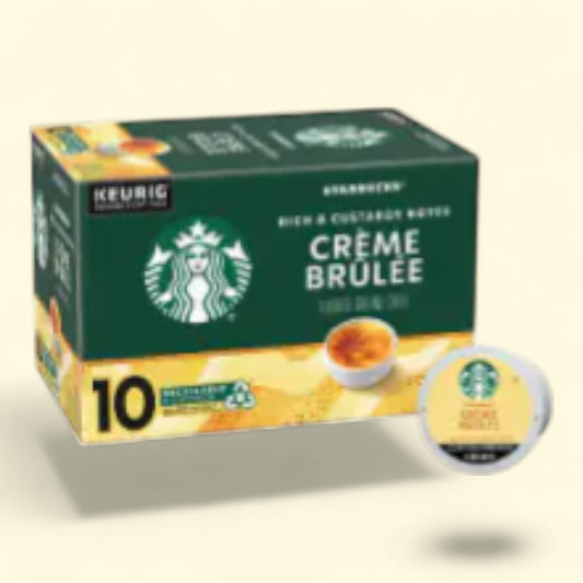 Starbucks Crème Brûlée K-Cup Coffee Pods, 24 Count
