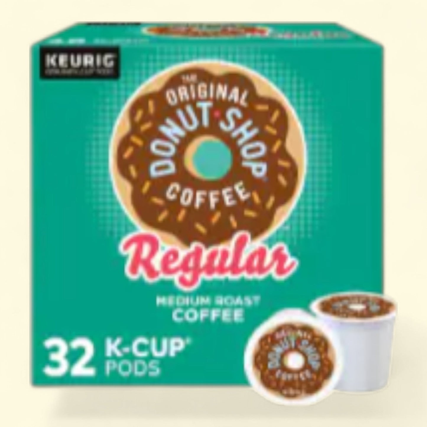 The Original Donut Shop Regular Medium Roast K-Cup Coffee Pods, 32 count