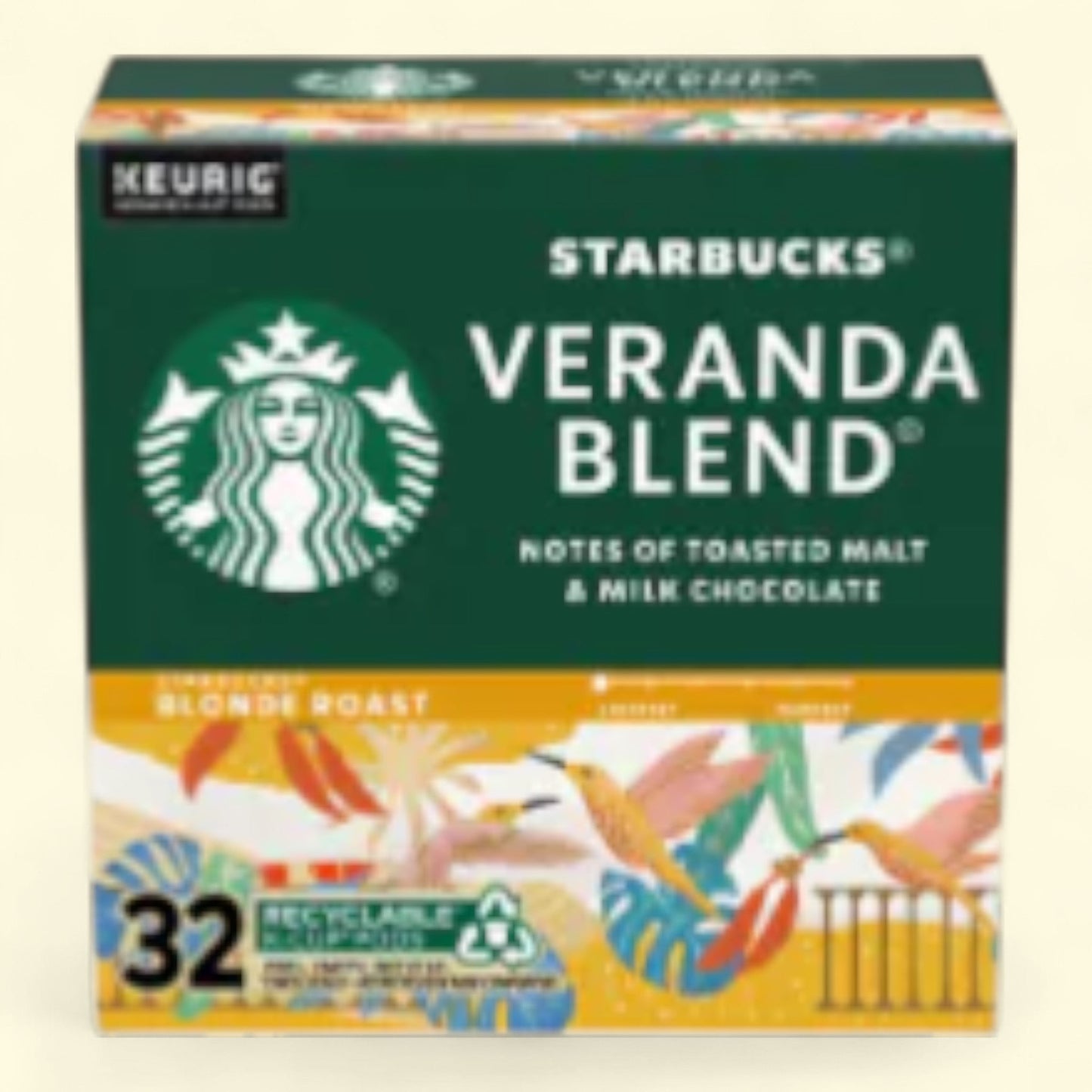 Starbucks Veranda Blend, K-Cup Coffee Pods, 32 count