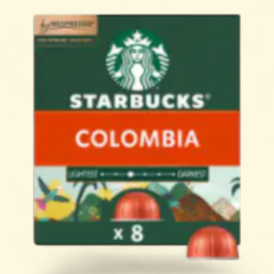 Starbucks by Nespresso Coffee Pods, Colombia, Medium Roast, 10 Count