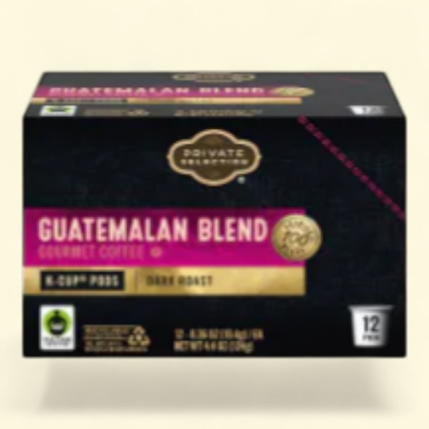 Private Selection Guatemalan Blend Dark Roast Coffee Pods, 12 count