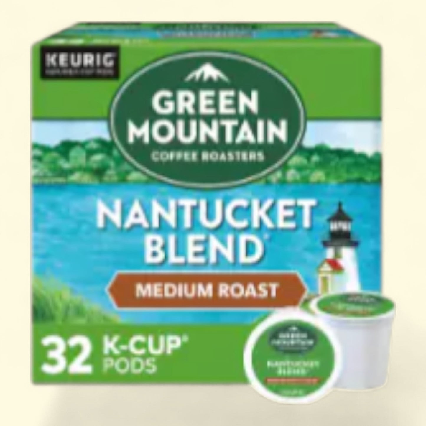 Green Mountain Coffee Roasters, Nantucket Blend, Medium Roast K-Cup Coffee Pods, 32 count