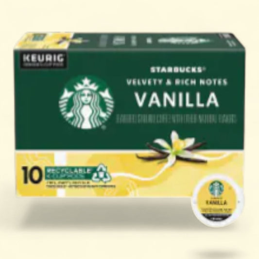 Starbucks Vanilla K-Cup Coffee Pods, 10 count
