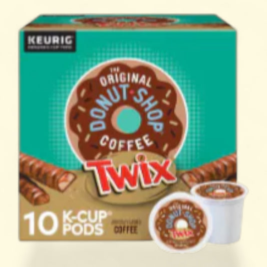 The Original Donut Shop Twix Flavored Coffee Pods, 10 count