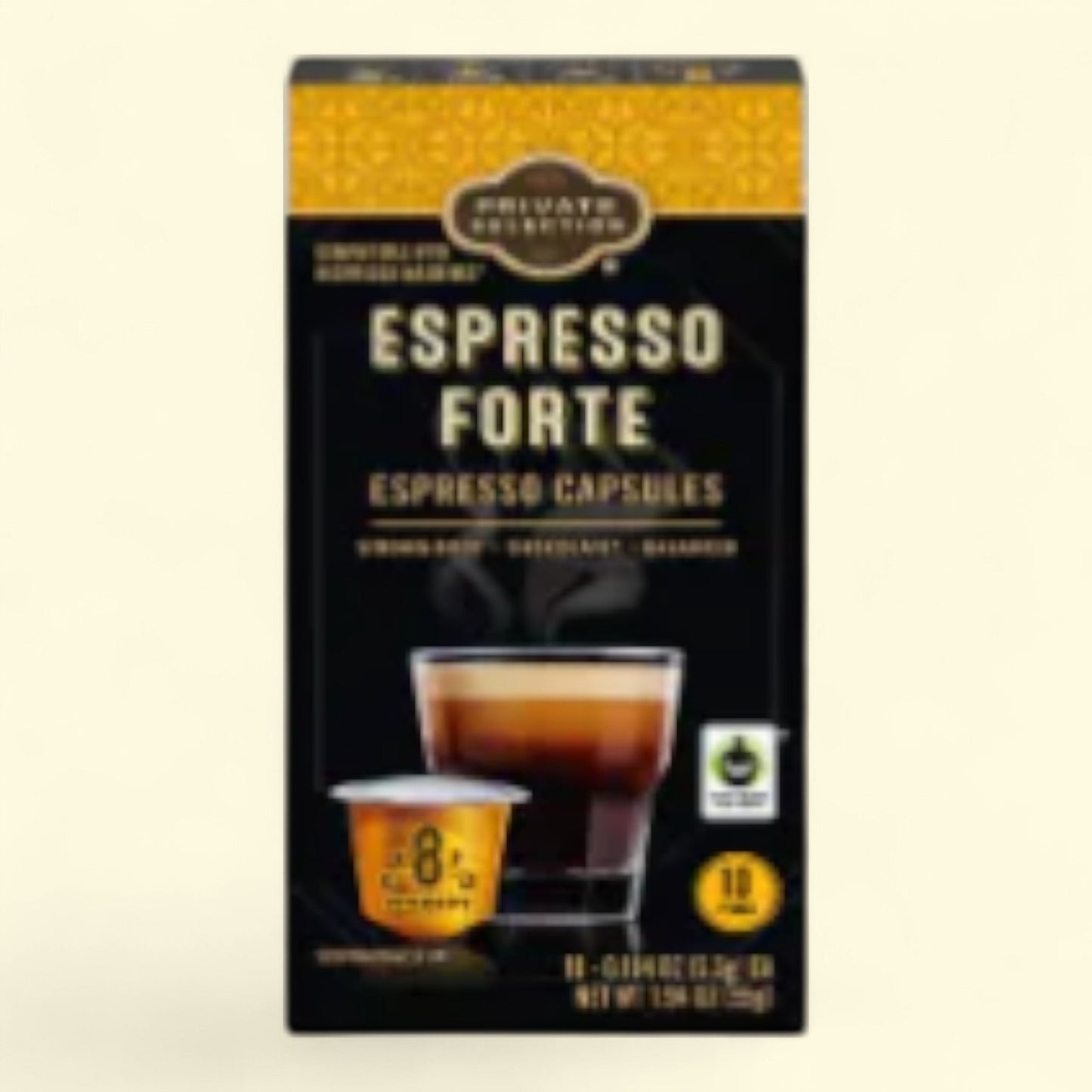 Private Selection Coffee Pods, Espresso Forte Dark Roast, Nespresso Original Machines, Size: 10 count