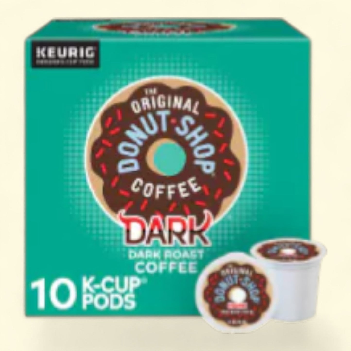 The Original Donut Shop Dark Dark Roast K-Cup Coffee Pods, 24 Count