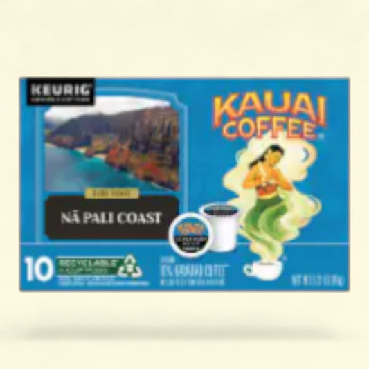 Kauai Na Pali Coast Dark Roast K-Cup Coffee Pods, 10 count