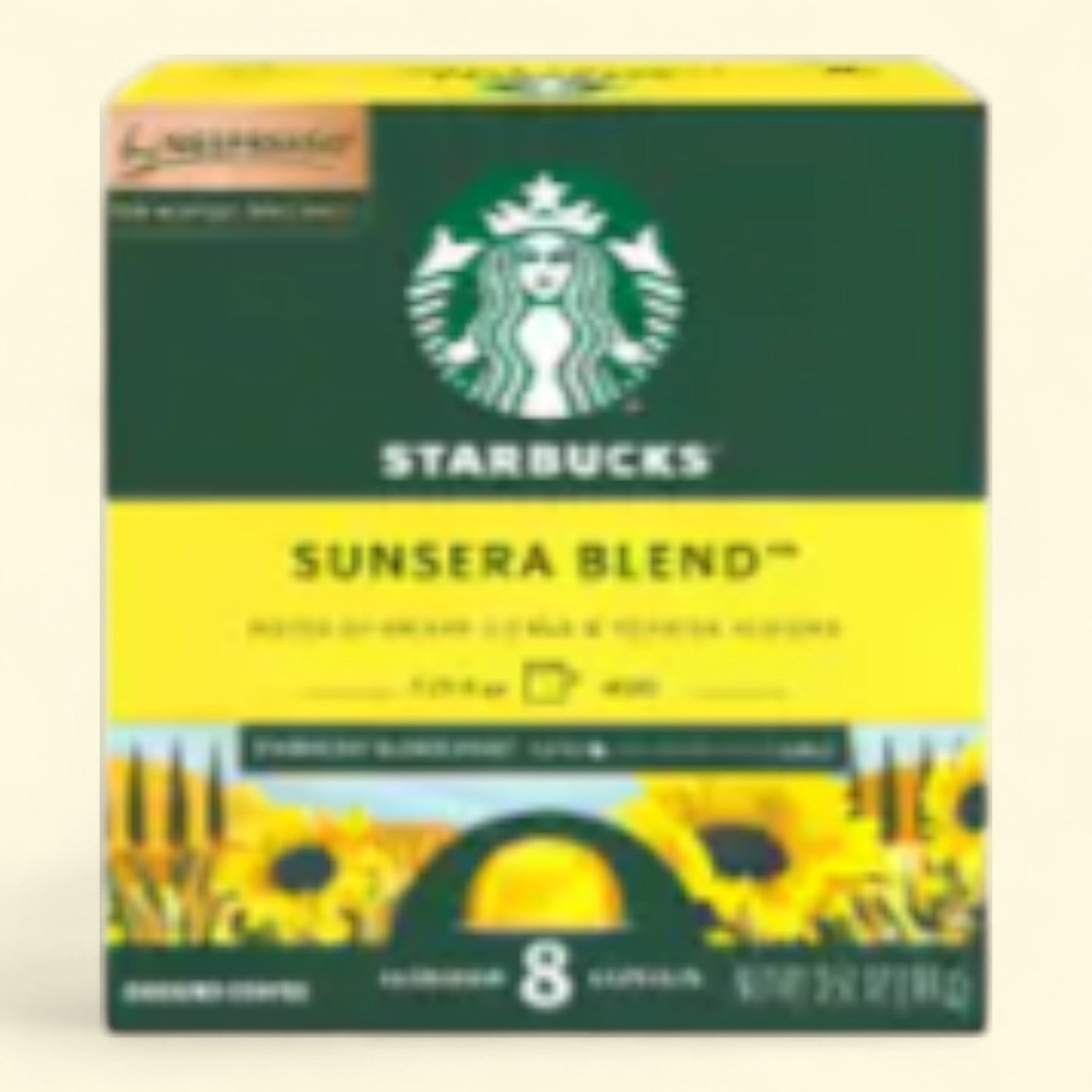 Starbucks by Nespresso Coffee Pods, Sunsera Blend, Vertuo Machines, Blonde Roast, 8 count