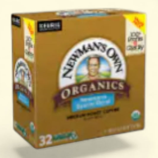 Newman's Own Special Blend Medium Roast Organic K-Cup Coffee Pods, 32 count