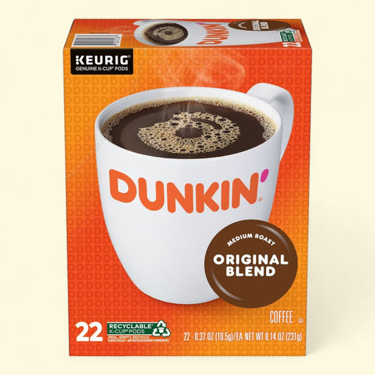 Dunkin' Original Blend, Medium Roast Coffee, Keurig K-Cup Pods, 22 count