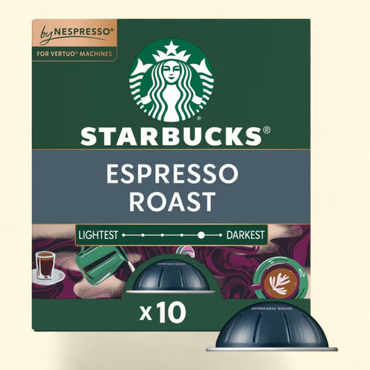 Starbucks by Nespresso, Vertuo Line Espresso Roast, 10 count