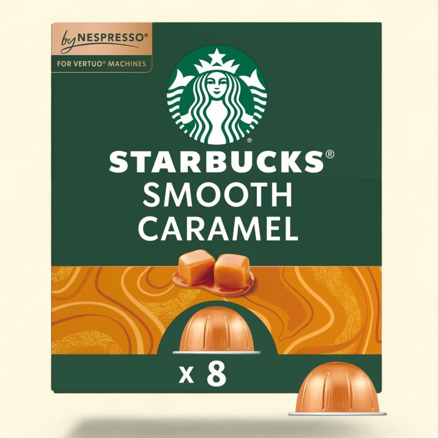 Starbucks by Nespresso Vertuo Line Smooth Caramel Light Roast Coffee Pods, 10 Count