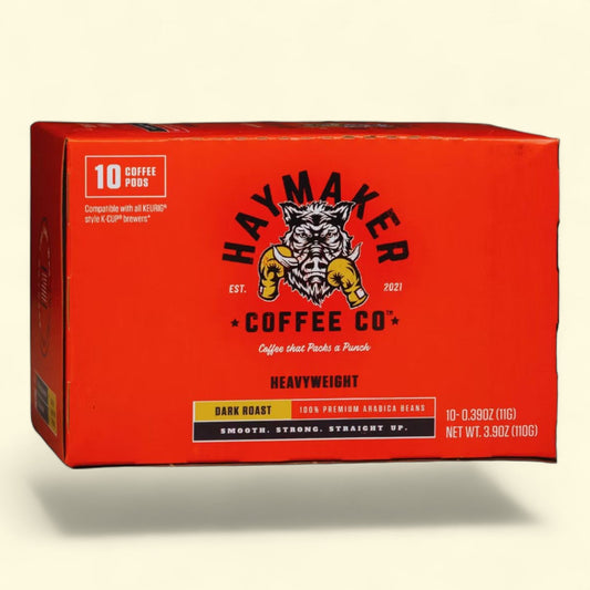 Haymaker Coffee Dark Roast Coffee Pods, 10ct