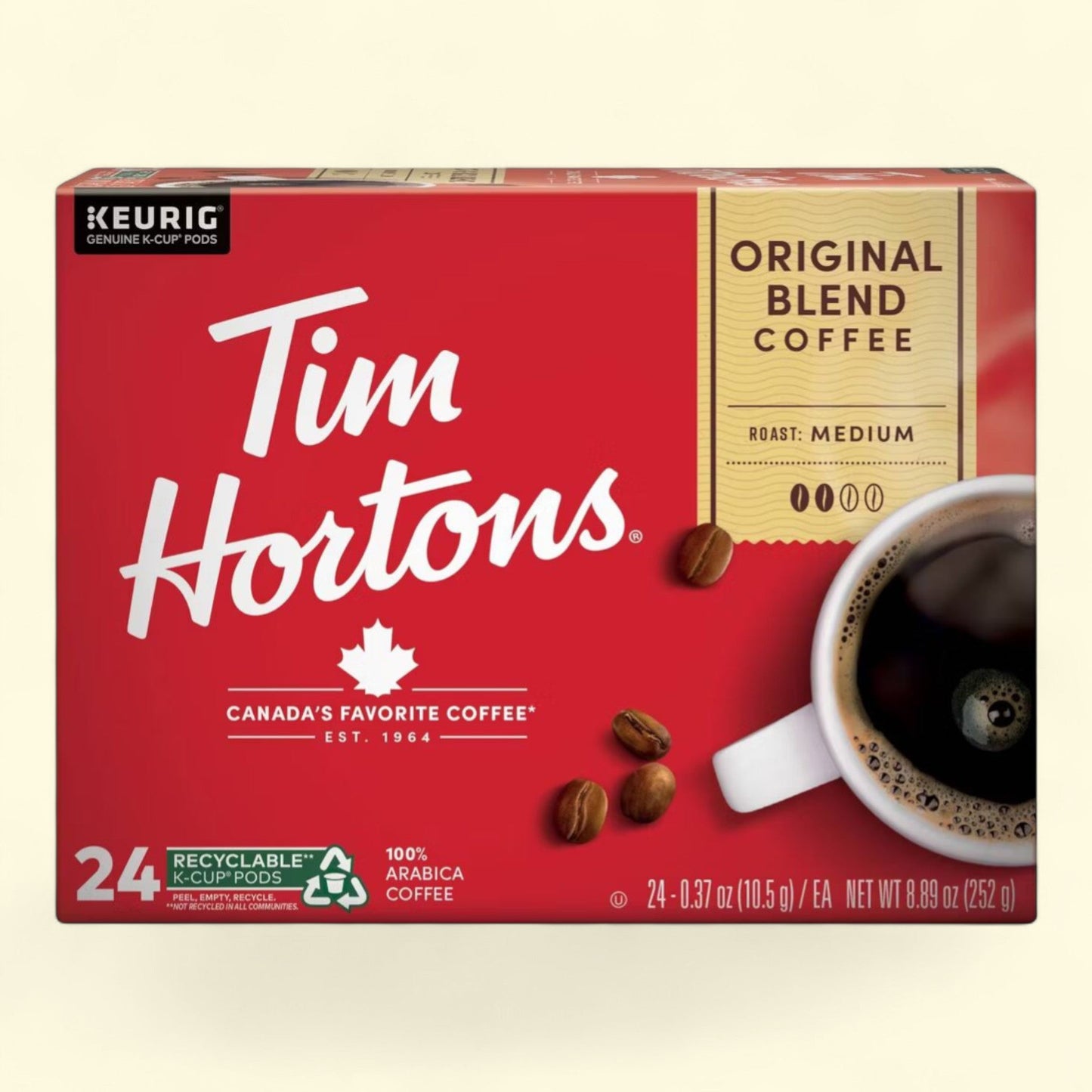 Tim Hortons Original Blend Coffee Pods, 24ct