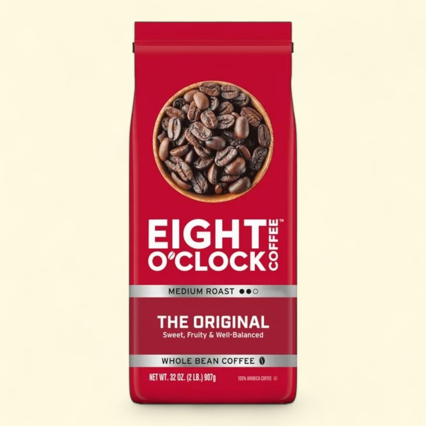 Eight O'Clock Coffee Whole Bean, Medium Roast, 32 oz