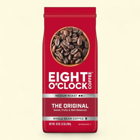 Eight O'Clock Coffee Whole Bean, Medium Roast, 32 oz