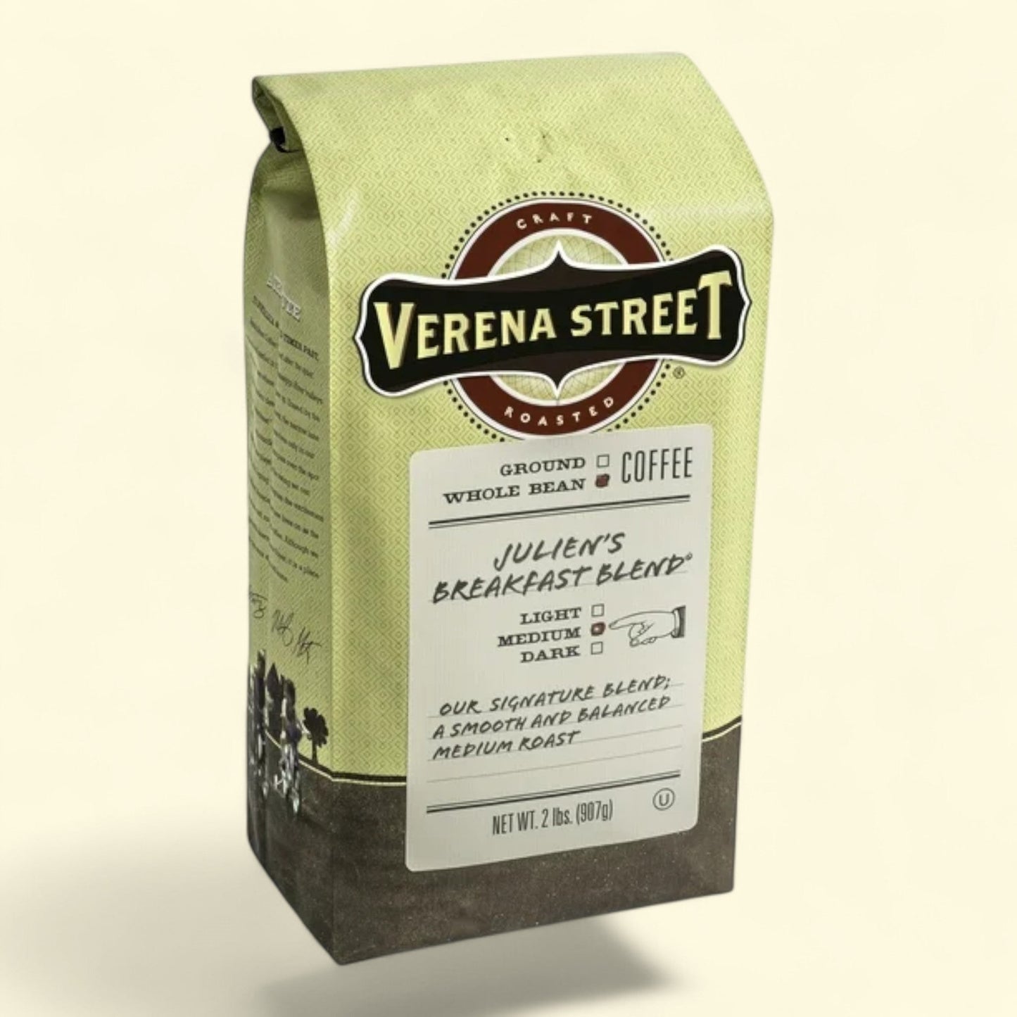 Verena Street Julien's Breakfast Blend Whole Bean Coffee, 32 Ounces