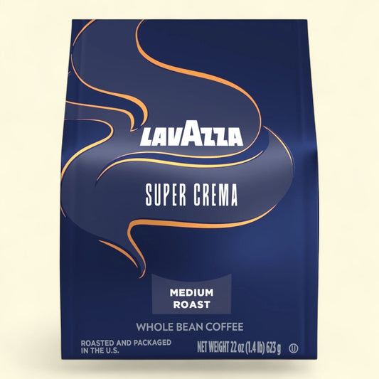 Lavazza Super Crema Whole Bean Coffee, 22 oz