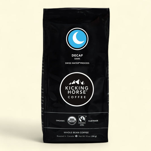 Kicking Horse Coffee Decaf Whole Bean Coffee, 10 Oz