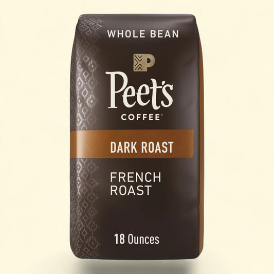 Peet's Coffee French Roast Whole Bean Coffee, 18 oz