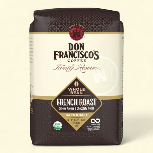 Don Francisco's Organic French Dark Roast Whole Bean, 18 oz