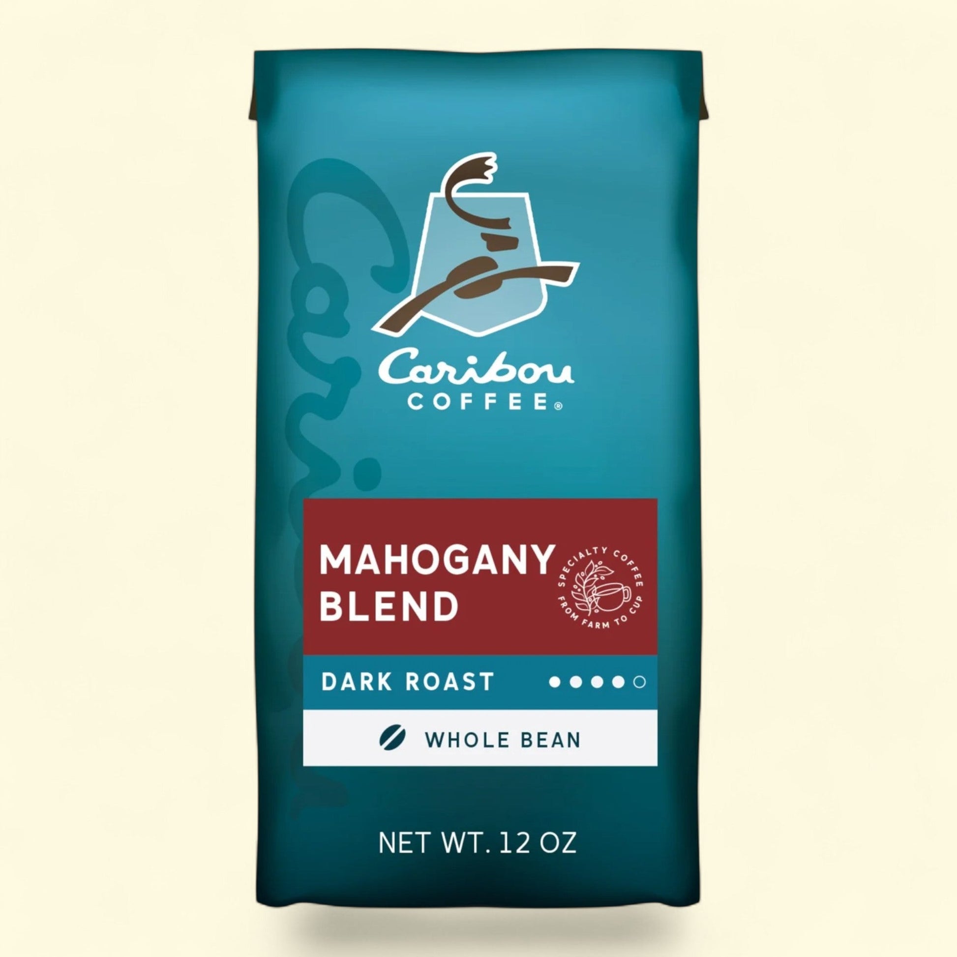 Caribou Coffee Mahogany Blend Whole Bean Coffee, 12 oz