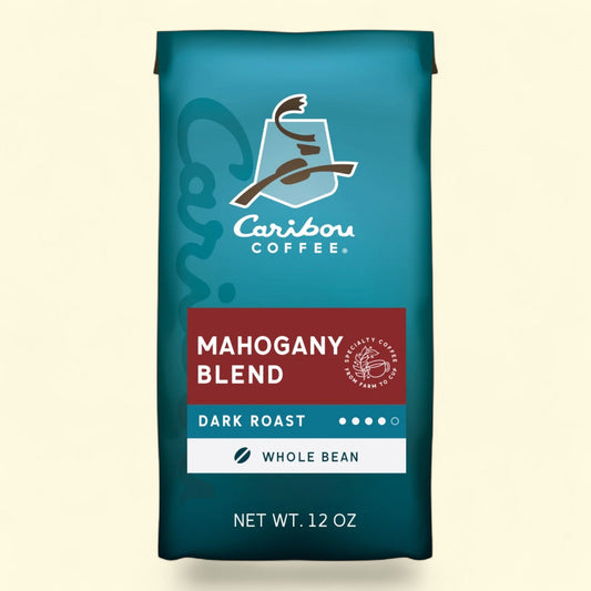 Caribou Coffee Mahogany Blend Whole Bean Coffee, 12 oz