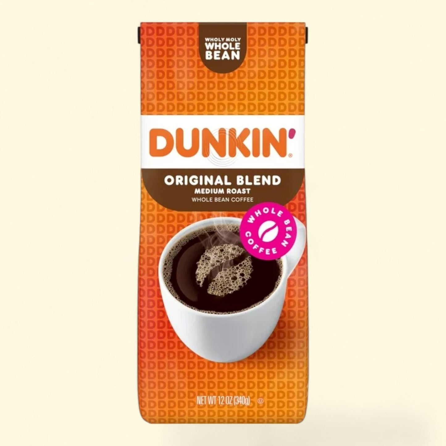 Dunkin' Original Blend Whole Bean Coffee, 12 oz