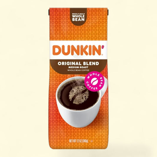 Dunkin' Original Blend Whole Bean Coffee, 12 oz