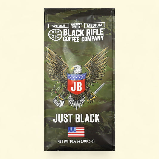Black Rifle Coffee Company Just Black Whole Bean Coffee, 10.6 oz