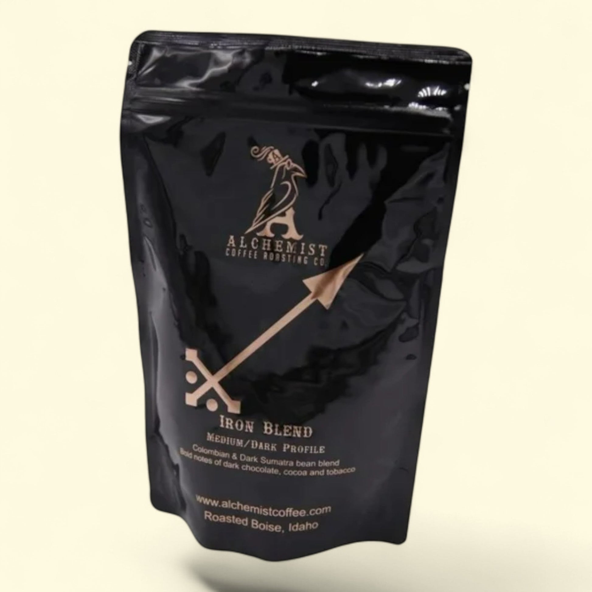 Local Alchemist Coffee Iron Blend Dark Roast Whole Bean Coffee, 12 oz