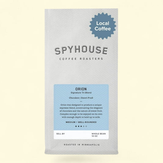 SpyHouse Coffee Orion, Organic Medium Roast Coffee, Whole Bean, 10oz