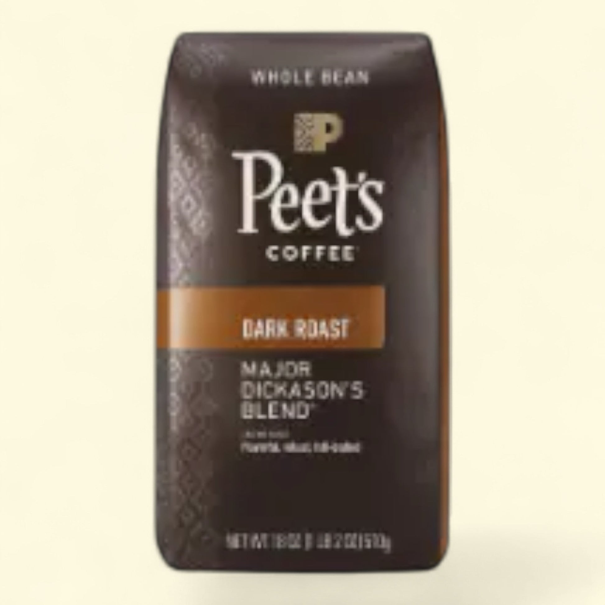 Peet's Major Dickason's Blend Dark Roast Whole Bean Coffee, 12 oz