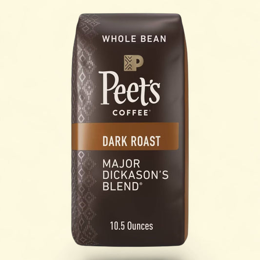 Peet's Major Dickason's Blend, Whole Bean Coffee, Dark Roast, 10.5 oz