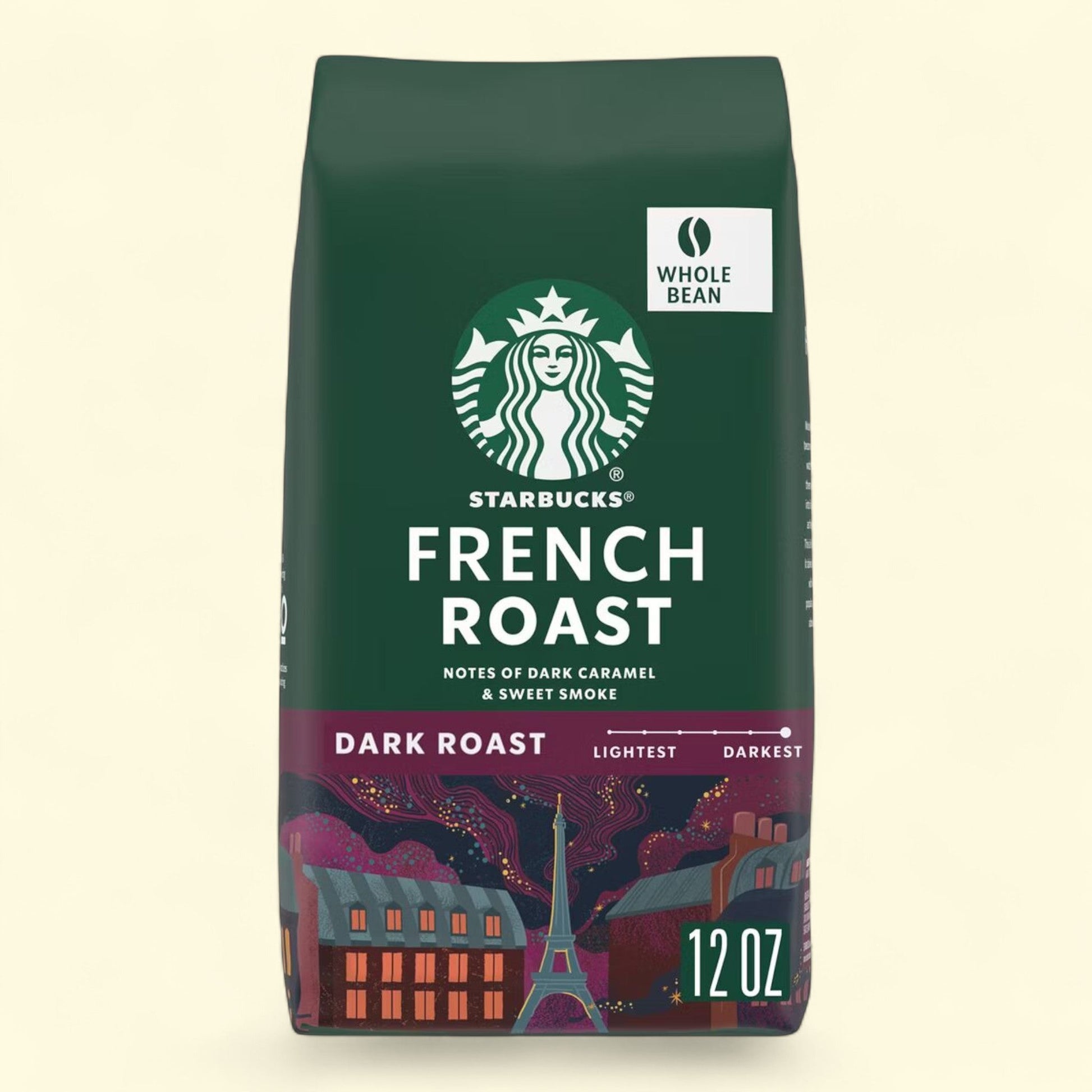 Starbucks French Roast Whole Bean Coffee, 12oz