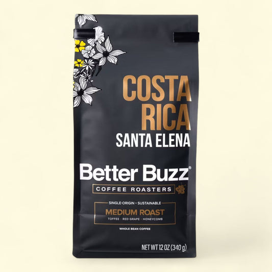 Better Buzz Costa Rica Santa Elena Medium Roast Coffee, 12oz