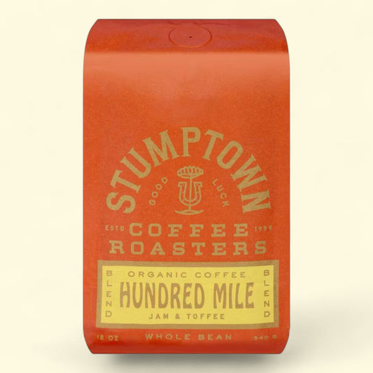 Stumptown Hundred Mile Espresso Roast Whole Bean Medium Roast Coffee, 12oz