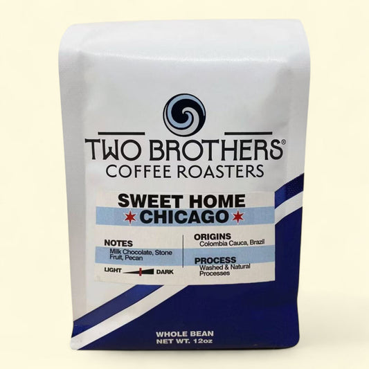 Two Brothers Coffee Roasters Sweet Home Chicago Medium Roast Coffee, 12oz